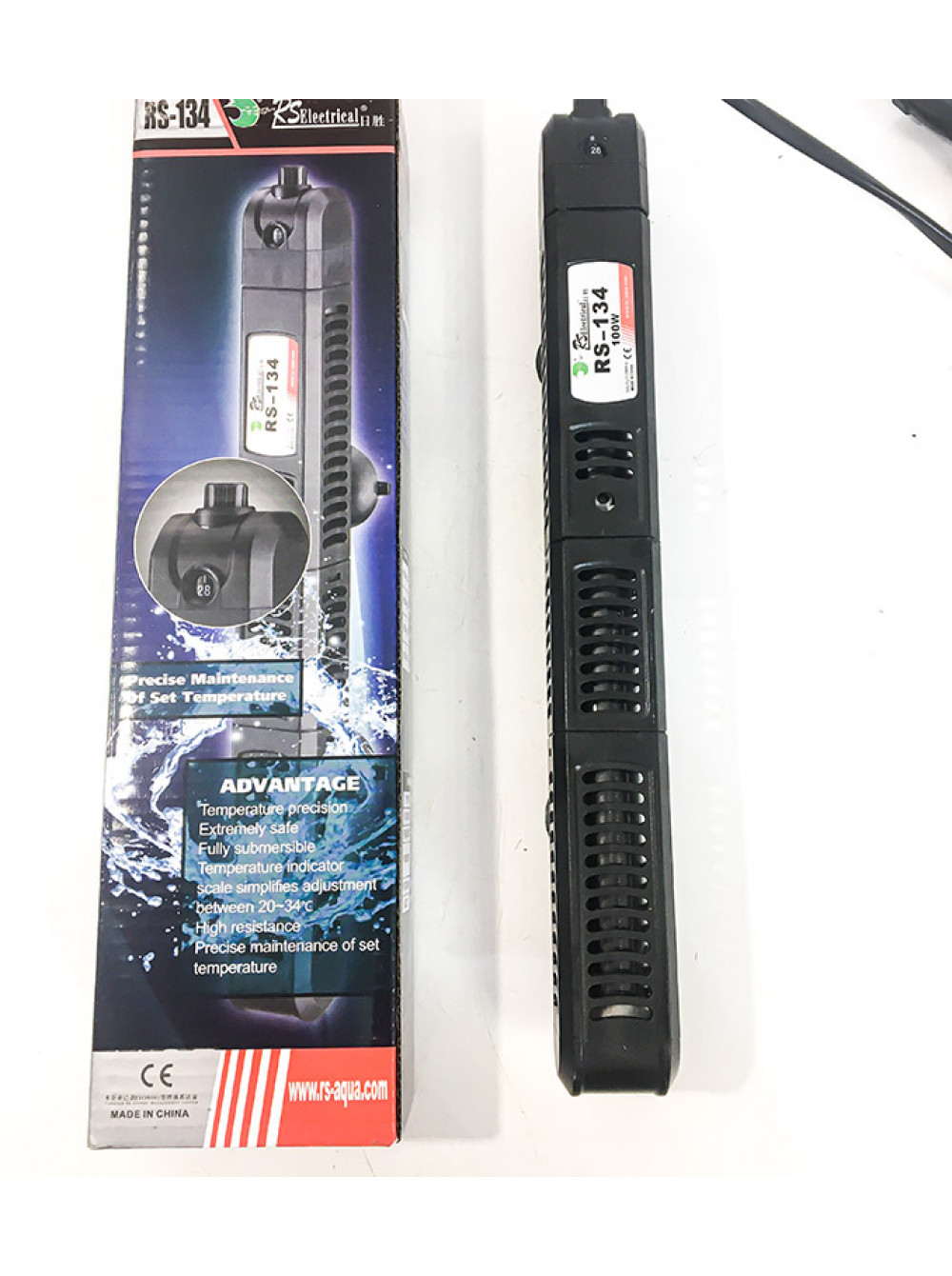 Нагреватель пластик RS-134 100w, (ZELAQUA)