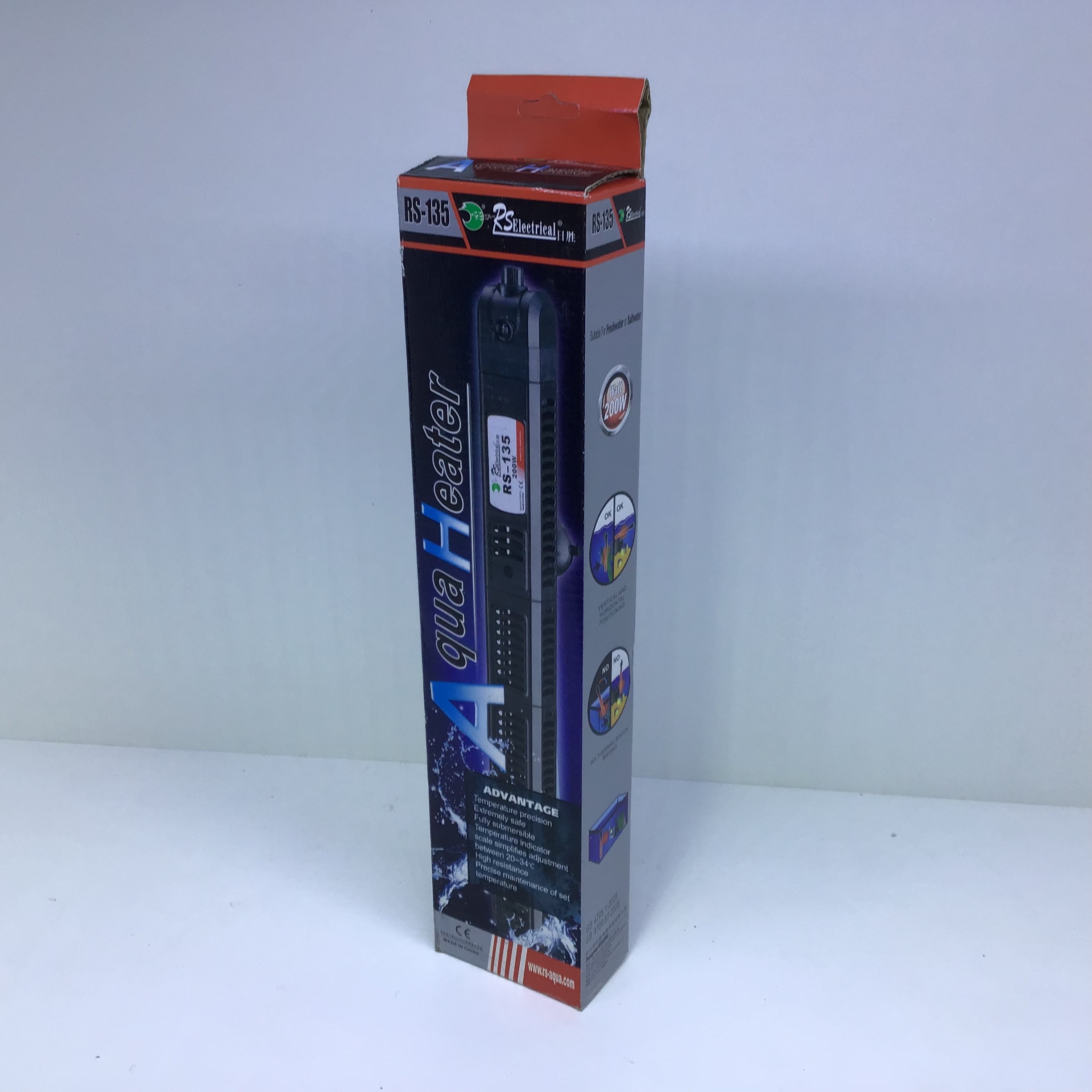 Нагреватель пластик RS-135 200w, (ZELAQUA) — изображение 2