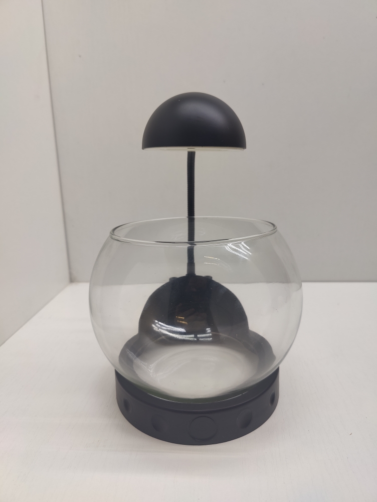 JENECA TG-01 черный, аквариум круглый 3л, 3 led, (zelaqua) — изображение 3