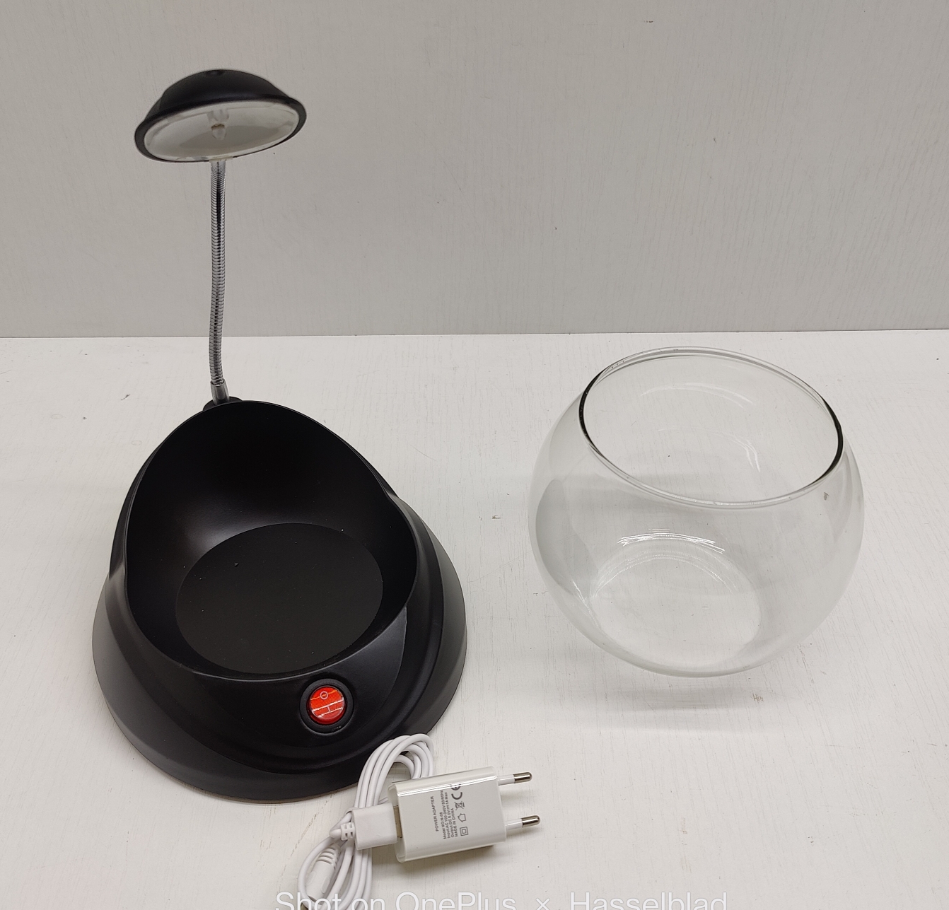 JENECA TG-02 чёрный, аквариум круглый 2л, 2w led (zelaqua) — изображение 5