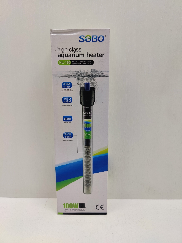 Нагреватель SOBO стекло HL-100, 100w, (ZELAQUA) — изображение 4