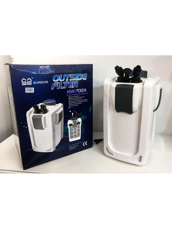 Фильтр внешний HW-702A "SUNSUN", 24W (1000л/ч,акв. до 300л), — изображение 5